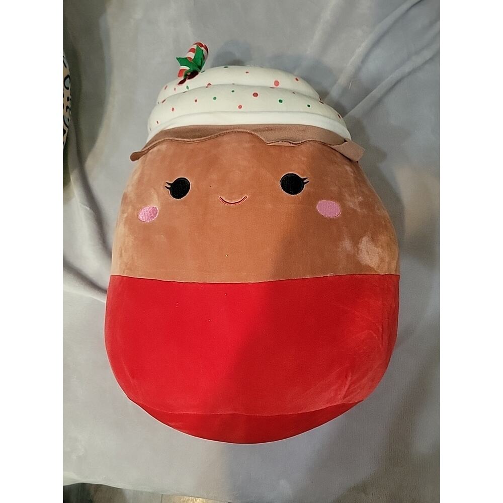 Squishmallows 12” Inch Sivi The Hot Chocolate Cocoa Peppermint Plush Winter